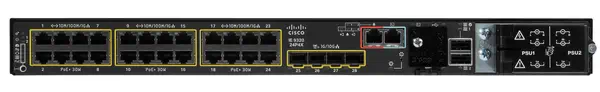 Cisco IE-9320-24P4X-E commutateur réseau Géré L2/L3 Noir - Switchs et Hubs - visuel 1