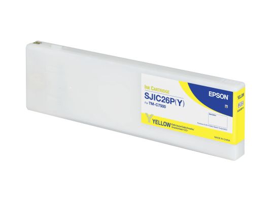 Vente Epson SJIC26P(Y): Ink cartridge for ColorWorks C7500 (Yellow) au meilleur prix