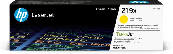 Achat HP 219X High Yield Yellow Original LaserJet Toner Cartridge - 0195161016318