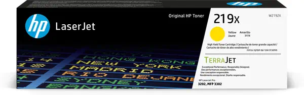 219X Toner LaserJet authentique Grande capacité Jaune - HP - visuel 8