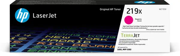 Achat Toner HP 219X High Yield Magenta Original LaserJet Toner