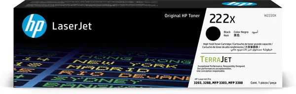 Toner noir grande capacité HP LaserJet authentique 222X - Cartouches d'encre - visuel 8