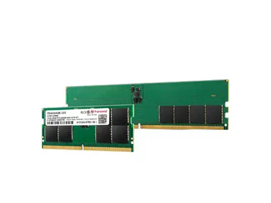 Transcend TS5600ASE-32G module de mémoire 32 Go 2 x 16 Go DDR5 262-pin SO-DIMM - Mémoire - visuel 1