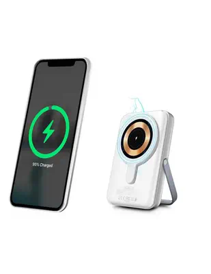 Urban Factory Magnee Power 10000 mAh Recharge sans fil Blanc - Souris - visuel 2