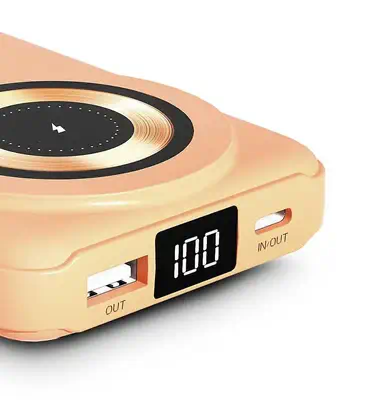 Urban Factory Magnee Power 10000 mAh Recharge sans fil Abricot - Souris - visuel 8