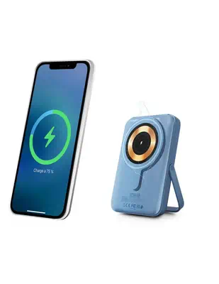 Urban Factory Magnee Power 10000 mAh Recharge sans fil Bleu - Souris - visuel 2