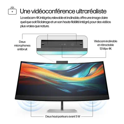 Écran de conférence 5K2K HP Série 7 Pro 39,7 pouces - 740pm - Ecran Ordinateur - visuel 10