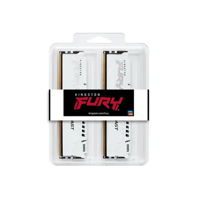 32 Go 6000 MT/s DDR5 CL30 DIMM (Kits de 2) FURY Beast White EXPO - Kingston - Mémoire - visuel 5