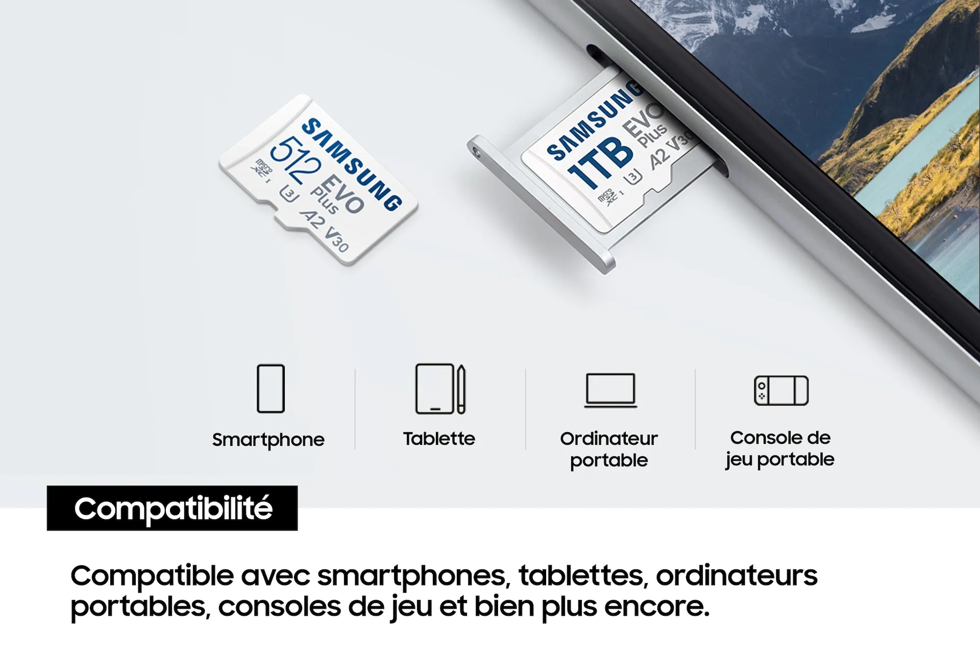 Vente SAMSUNG EVO PLUS microSD 512Go 2024 incl. SD Samsung au meilleur prix - visuel 6