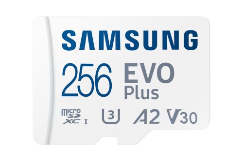 Vente Carte Mémoire SAMSUNG EVO PLUS microSD 256Go 2024 incl. SD Adapter memory card