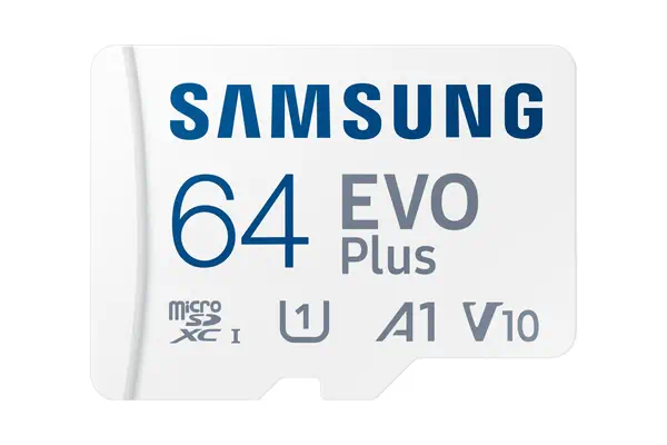 Samsung Carte MicroSD EVO Plus (2024) 64 Go - Carte - Carte Mémoire - visuel 1