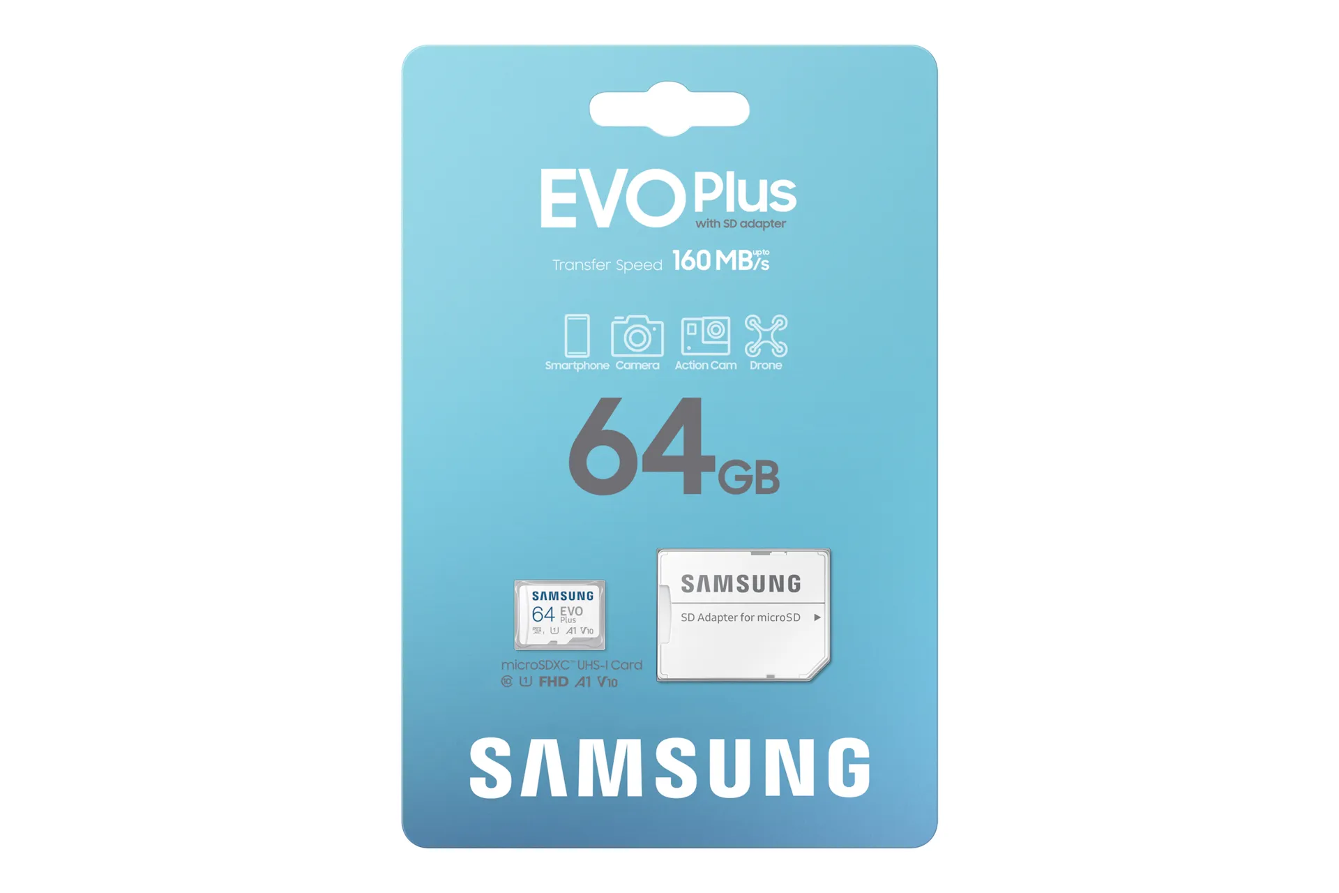 Vente SAMSUNG EVO PLUS microSD 64Go 2024 incl. SD Samsung au meilleur prix - visuel 4