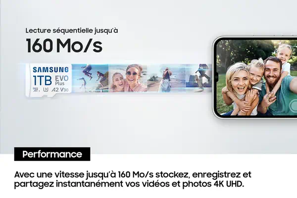 Samsung Carte MicroSD EVO Plus (2024) 64 Go - Carte - Carte Mémoire - visuel 7