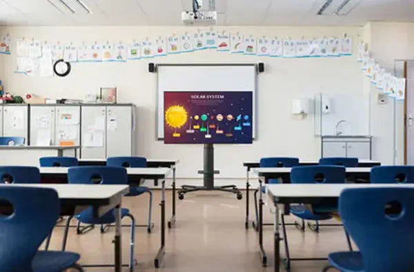 Peerless PR598-M support d'écran plat pour bureau 2,49 m (98") Sol Noir - Accessoire Vidéoprojecteur - visuel 5