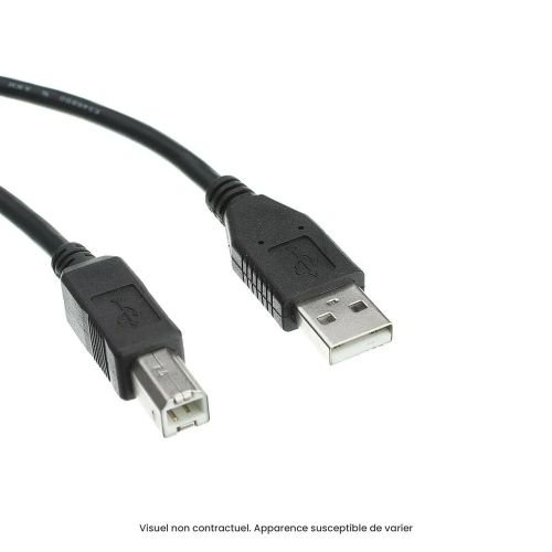 Revendeur officiel Câbles et chargeurs reconditionnés Câble USB A vers USB B 1,8m (pour imprimantes) - Grade A