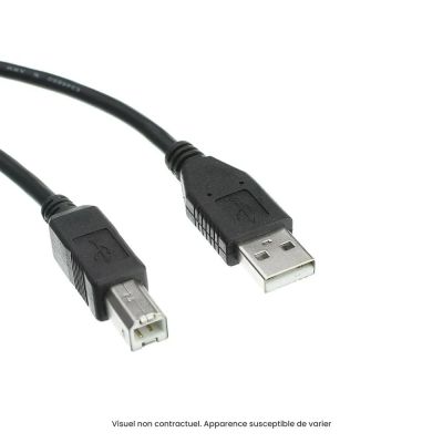 Revendeur officiel Câbles et chargeurs reconditionnés Câble USB A vers USB B 3m (pour imprimantes) - Grade B