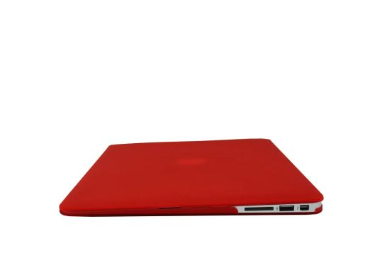 Achat Coque Silicone MacBook Air 13" A1466 Rouge - sur hello RSE - visuel 3