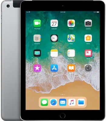 iPad 6 9.7'' 32Go - Gris - WiFi + 4G - Grade Reconditionné en France Bon état - Apple - Tablette reconditionnée - visuel 1