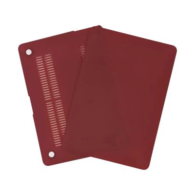 Vente Protections reconditionnées Coque Silicone MacBook Air 13" A1466 Rouge Bordeaux