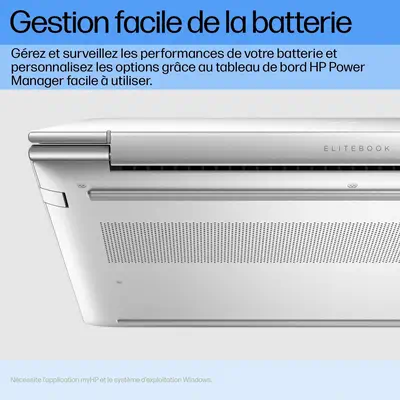 HP EliteBook 640 G11 HP - visuel 1 - hello RSE - Gestion facile de la batterie