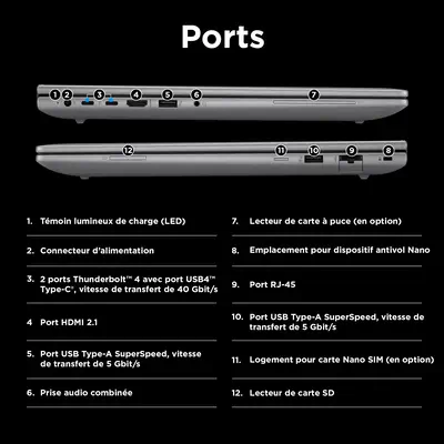 HP ZBook Power 16 G11 Intel Core Ultra HP - visuel 1 - hello RSE - Clavier résistant aux éclaboussures