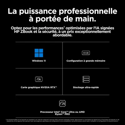 HP ZBook Power 16 G11 Intel Core Ultra HP - visuel 1 - hello RSE - Des fonctionnalités de sécurité de pointe