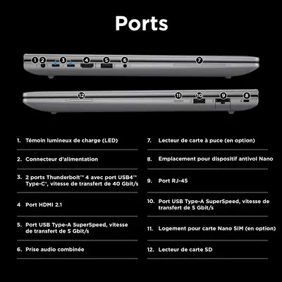HP ZBook Power G11 A AMD Ryzen™ 7 8845HS Station de travail mobile 40,6 cm (16") WUXGA 32 Go DDR5-SD - Station de Travail Mobile - visuel 6