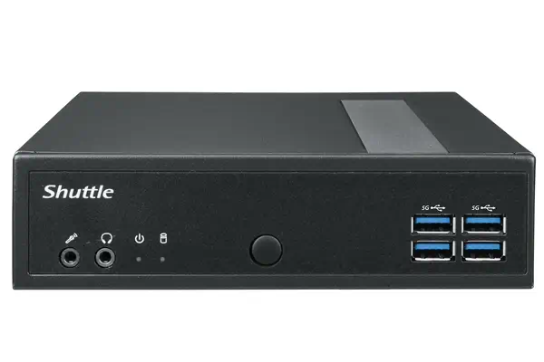 XPC slim Barebone DL30N, Intel N100, 1x DDR5, 2x LAN (2x 2.5Gbit), 2xCOM,1xHDMI,1xDP, 1x VGA, fanles - Shuttle - visuel 5