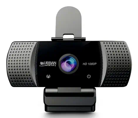 Urban Factory WHD20UF-V2 webcam 2 MP 1920 x 1080 pixels USB Noir - Webcam - visuel 3