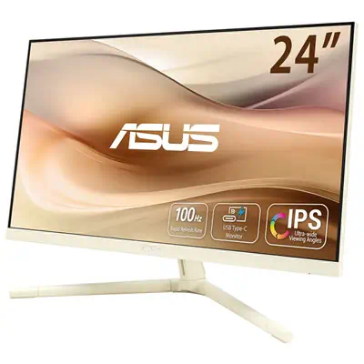 ASUS VU249CFE-M écran plat de PC 60,5 cm (23.8") 1920 x 1080 pixels Full HD Or - Asus - Ecran Ordinateur - visuel 1