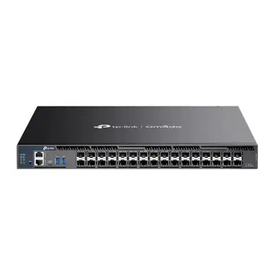 TP-Link SX6632YF commutateur réseau Géré L2+/L3 Noir TP-Link - visuel 1 - hello RSE - Gestion complète du réseau