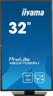 iiyama ProLite XB3270QSU-B1 écran plat de PC 80 cm (31.5") 2560 x 1440 pixels Quad HD LED Noir - Ecran Ordinateur - visuel 4