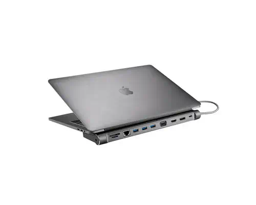 XtremeMac XWH-CDH-13 station d'accueil USB 3.2 Gen 1 (3.1 Gen 1) Type-C Gris - Station d'accueil pour portable - visuel 1