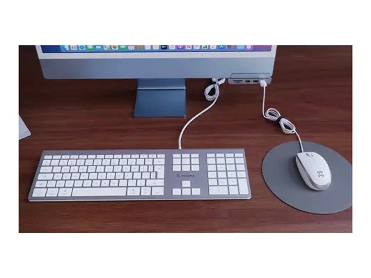 XTREMEMAC Clavier filaire USB type C pour iMac MCL - Pack Clavier, souris - visuel 6
