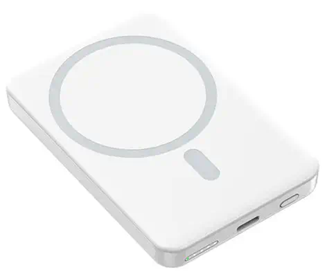 XtremeMac XWH-PMS2-13 banque d'alimentation électrique 5000 mAh Recharge sans fil Blanc - Station d'accueil pour portable - visuel 1