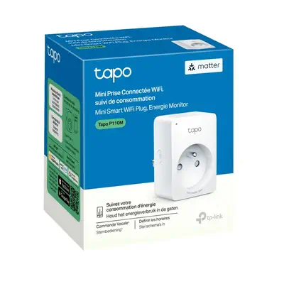 TP-Link Tapo P110M Prise intelligente 3680 W Blanc TP-Link - visuel 1 - hello RSE - Fonctions de sécurité améliorées