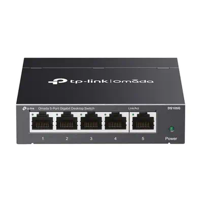 TP-Link Omada DS105G commutateur réseau Non-géré Gigabit Ethernet (10/100/1000) Noir - Switchs et Hubs - visuel 1