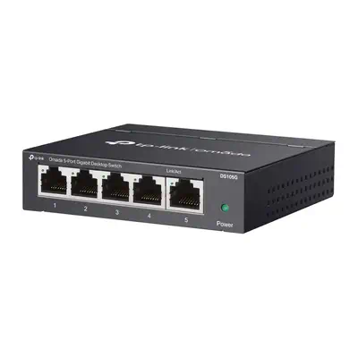TP-Link Omada DS105G commutateur réseau Non-géré Gigabit Ethernet TP-Link - visuel 1 - hello RSE - Performance robuste