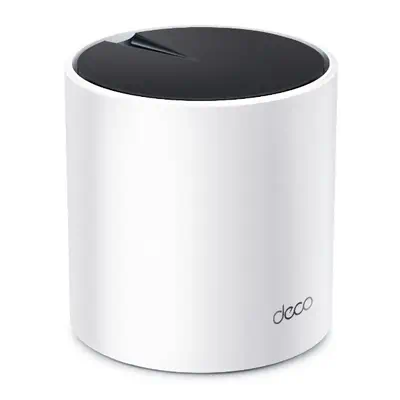 TP-Link Deco X55 Bi-bande (2,4 GHz / 5 GHz) Wi-Fi 6 (802.11ax) Noir, Blanc 3 Interne - Borne Wifi - visuel 1