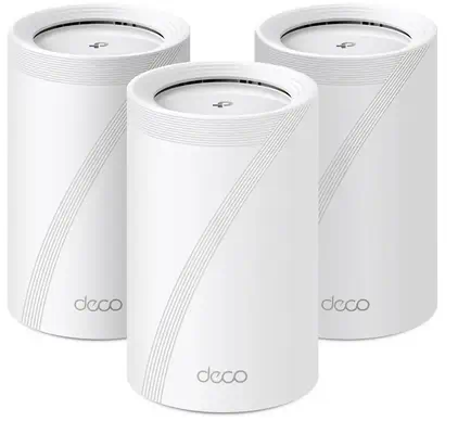 TP-Link Deco BE65 Tri-bande (2,4 GHz / 5 GHz / 6 GHz) Wi-Fi 7 (802.11be) Blanc 4 Interne - Borne Wifi - visuel 6