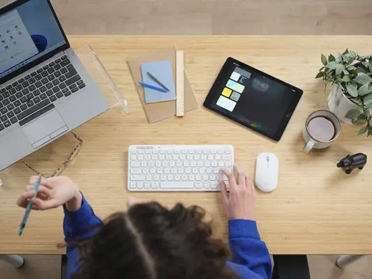 Trust Lyra Clavier et souris sans fil multi-appareils - visuel 7