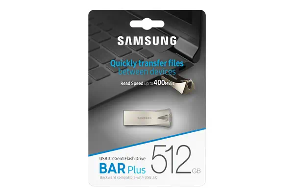Samsung MUF-512BE lecteur USB flash 512 Go USB Type-A 3.2 Gen 1 (3.1 Gen 1) Argent - Adaptateur stockage - visuel 7
