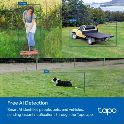 TP-Link TAPO C501GW caméra de sécurité Tourelle Caméra de sécurité IP Extérieure 1920 x 1080 pixels  - Borne Wifi - visuel 7