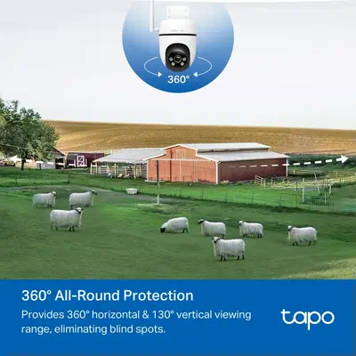 TP-Link TAPO C501GW caméra de sécurité Tourelle Caméra de sécurité IP Extérieure 1920 x 1080 pixels  - Borne Wifi - visuel 6
