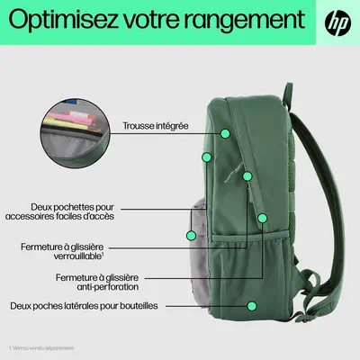 Sac à dos HP Campus (vert) - Sacoche & Housse - visuel 6
