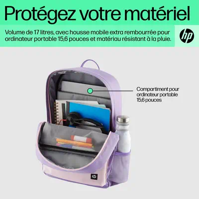 Sac à dos HP Campus (lavande) - Sacoche & Housse - visuel 9