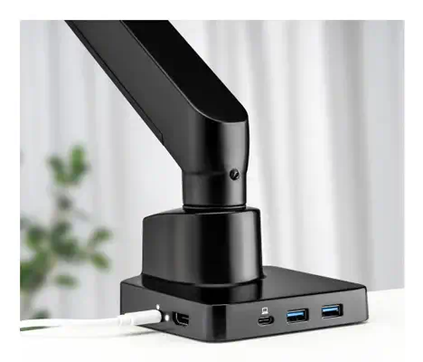 Urban Factory FAM10UF support d'écran plat pour bureau 81,3 cm (32") Noir - Accessoire ENI, TBI et VPI - visuel 4