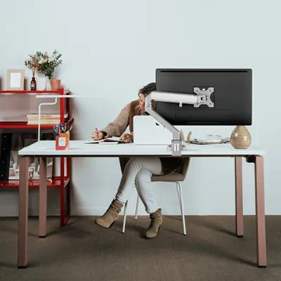 Urban Factory FAM01UF-WH support d'écran plat pour bureau 81,3 cm (32") - Accessoire ENI, TBI et VPI - visuel 7