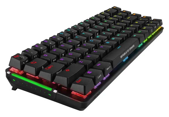 ASUS ROG Falchion clavier Gaming FR sans fil +USB AZERTY Français Noir - Asus - Clavier - visuel 5