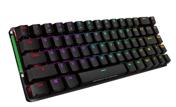 ASUS ROG Falchion clavier Gaming FR sans fil +USB AZERTY Français Noir - Asus - Clavier - visuel 1